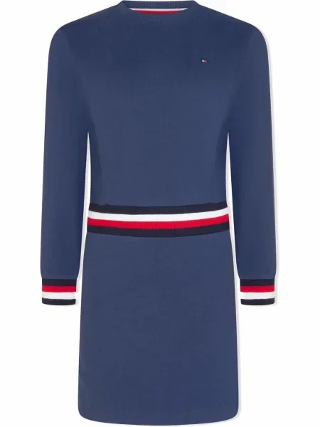 Sukienka dziecięca Tommy Hilfiger niebieska