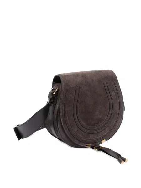 Body Chloé din piele de căprioară maro