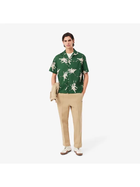 Спортивные штаны Lacoste бежевые