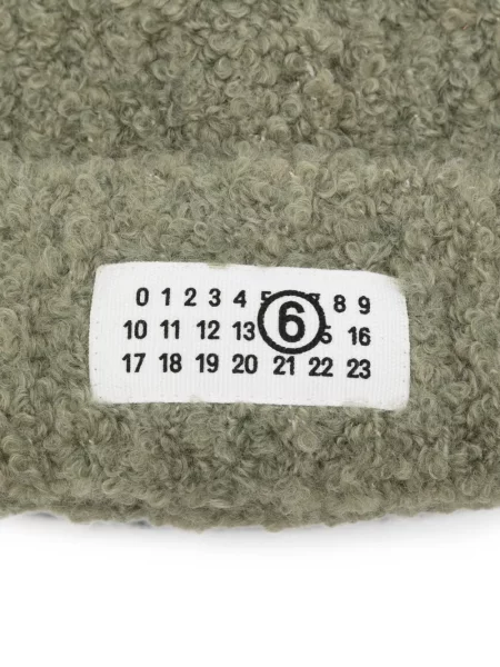 Căciulă Mm6 Maison Margiela cu autograf verde