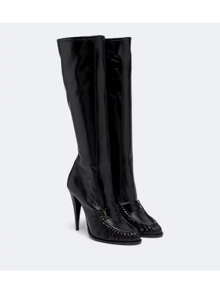 Cizme Saint Laurent din piele negru