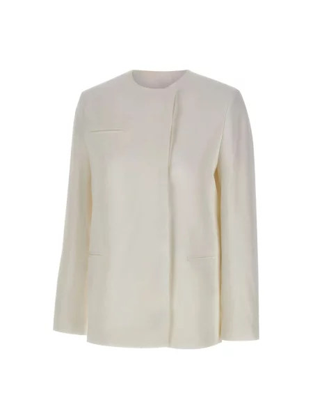 Lniana kurtka Loulou Studio biała