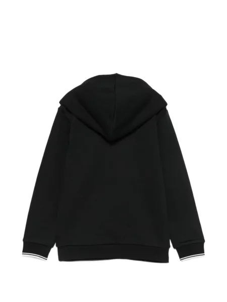 Bluza z kapturem dziecięca Fred Perry czarna