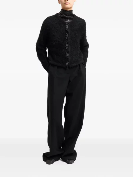Cardigan 16arlington din lână alpaca negru