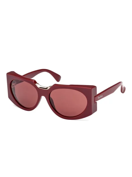 Ochelari de soare Max Mara Eyewear cu imprimeu geometric roșu