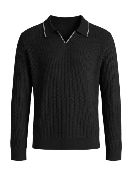 Vantory Pulover negru alb