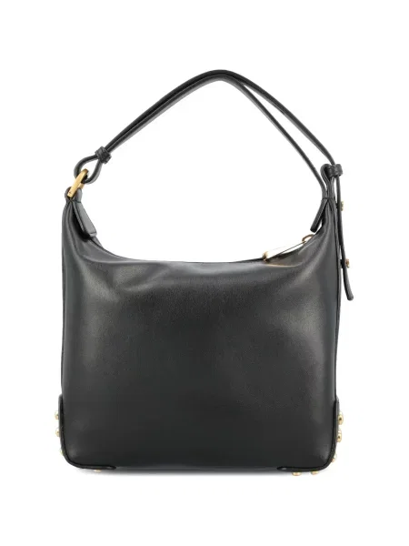 Bőr pöttyös shopper táska Tod's fekete