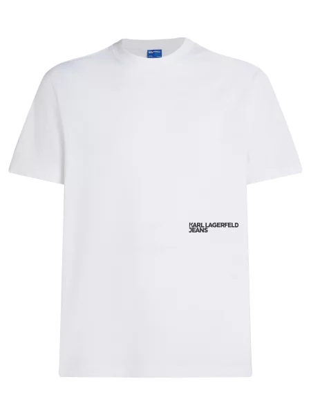Karl Lagerfeld Jeans T-Shirt λευκό