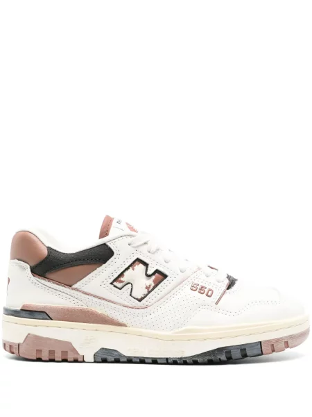 Sneakerși New Balance 550 din piele alb