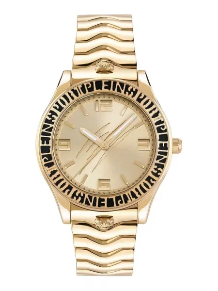 Zegarek Plein Sport elegancki żółty