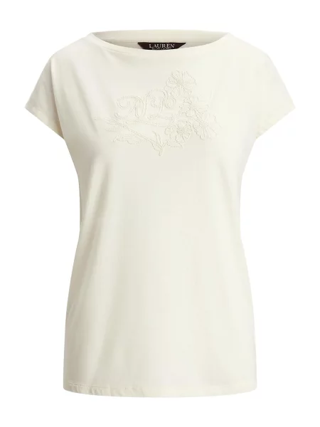 LAUREN RALPH LAUREN Tricou Écru