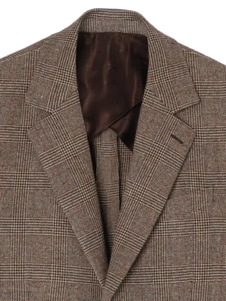 Geacă Burberry în carouri maro