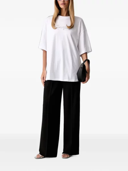 Tricou Armani Exchange cu imagine alb