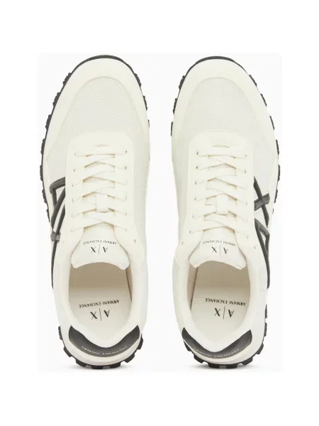 Sneakerși Armani Exchange alb