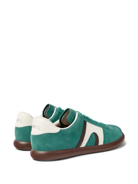 Sneakerși Camper din piele verde