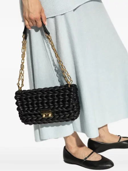 Portofel Michael Michael Kors cu imprimeu geometric roșu