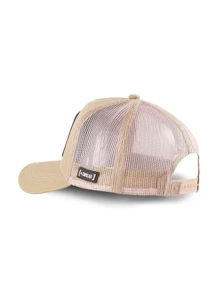 Шапка Capslab Looney Tunes с аппликацией бежевый