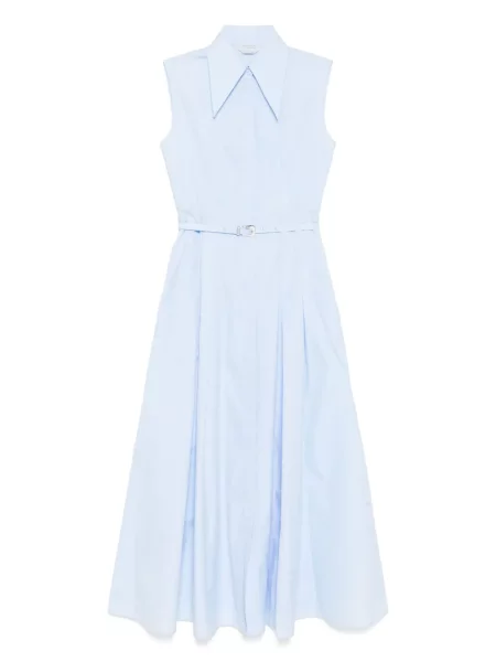 Rochie maxi Gabriela Hearst de costum albastru