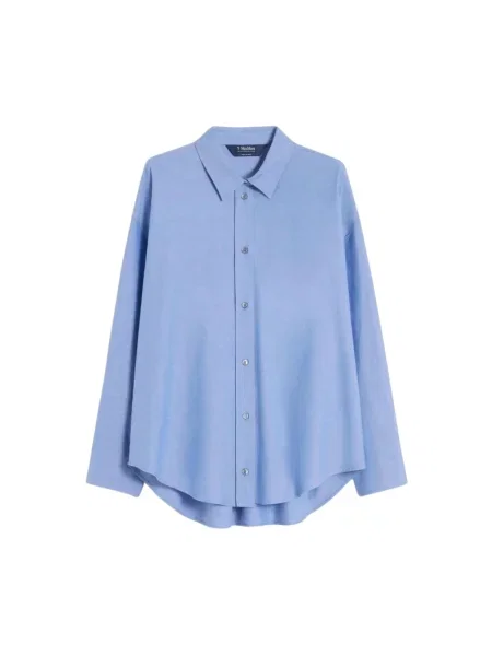 Koszula Max Mara niebieska