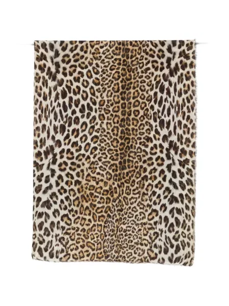 Fular Faliero Sarti cu imagine cu model leopard