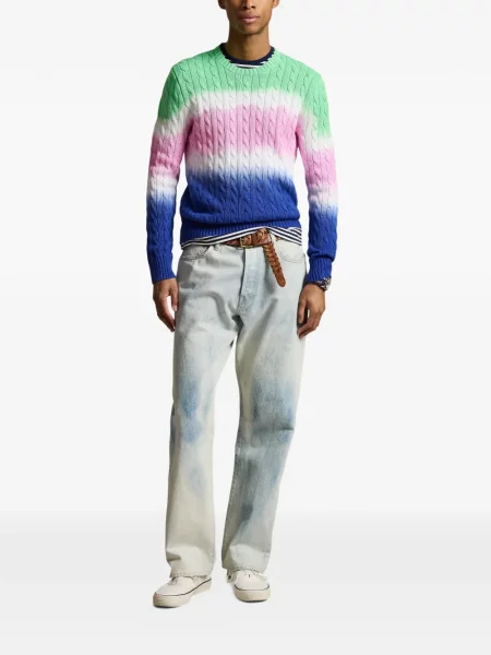 Blugi Polo Ralph Lauren cu model floral cu imagine violet