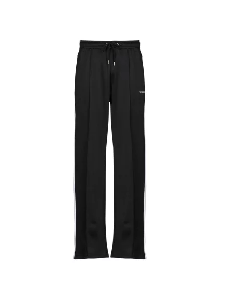 Hlače iz tkanine Guess Jeans črna