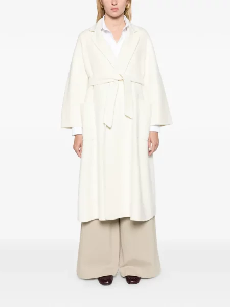 Palton Max Mara alb
