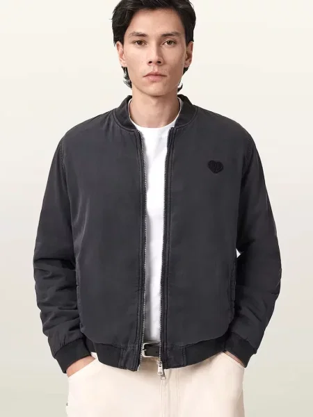 AllSaints bomber jakna muška FORRES crna