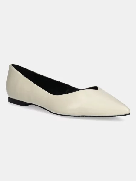 HUGO balerini de piele Maridia bej