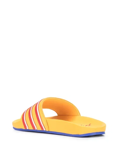 Papuci Adidas cu dungi portocaliu