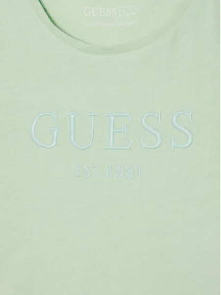 Dětské tričko Guess zelené