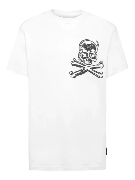 Tricou Philipp Plein alb