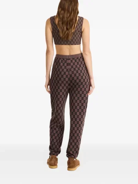 Pantaloni de trening By Malene Birger tricotate maro