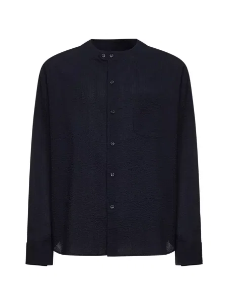 Риза Giorgio Armani джобове на гърдите синьо