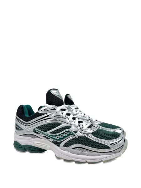 Sneakers Saucony με κορδόνια με δαντέλα πράσινο