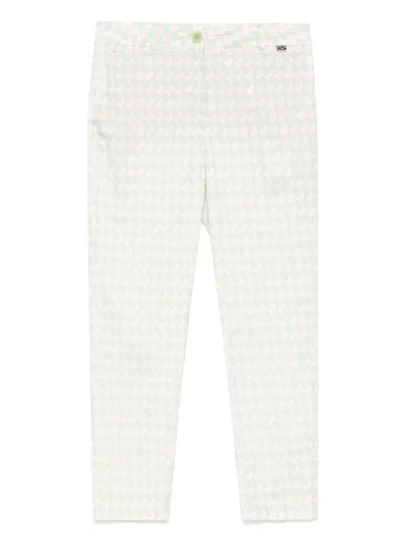 Kalhoty Marccain s potiskem bílé