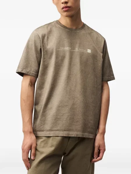 Tricou C.p. Company cu imagine maro