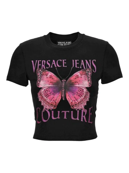 Cropp top Versace Jeans Couture negru