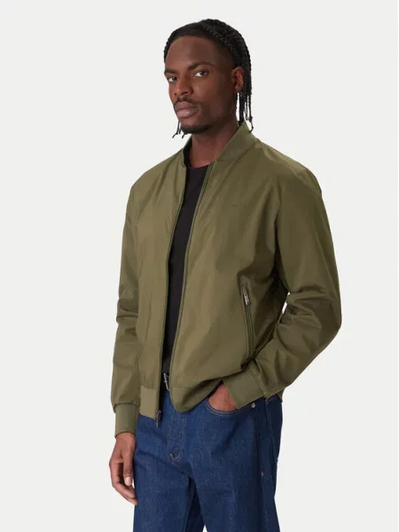 Calvin Klein Bomber striukė chaki