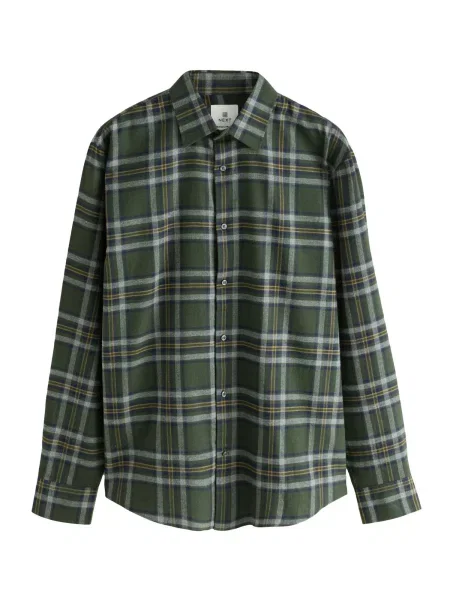 Next Košulja tamno plava / tamo žuta / maslinasta / prljavo bijela