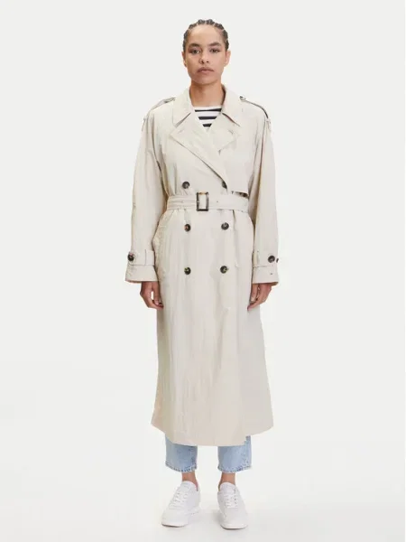Tommy Hilfiger Тренч Oversize бежов