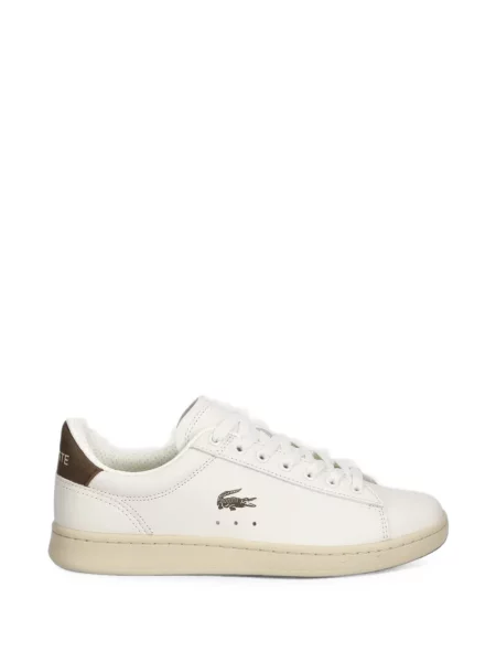 Sneakerși Lacoste cu autograf alb
