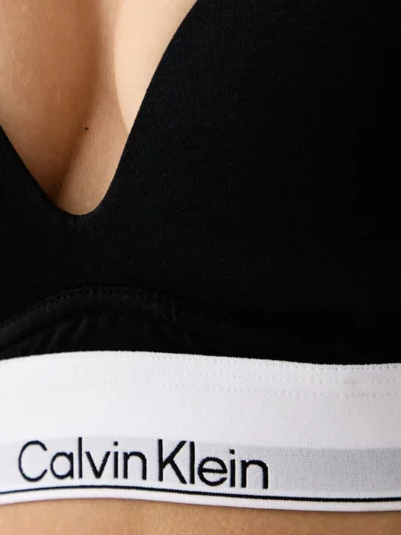 Calvin Klein Underwear триъгълен сутиен с черно