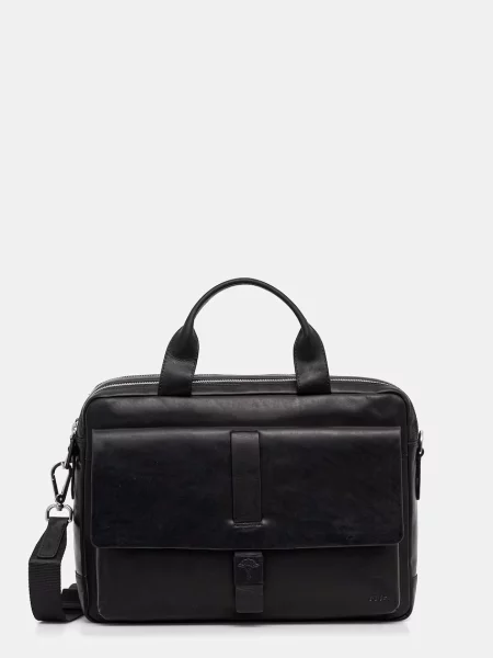 Joop! torba skórzana Loreto Pandion czarna