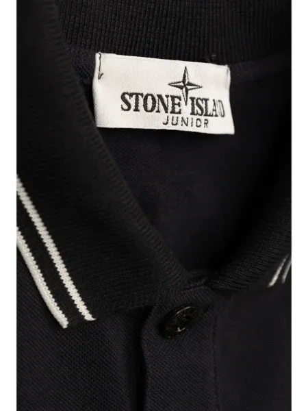 Tricou polo copii Stone Island albastru