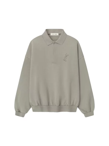 Haftowana bluza Fear Of God klasyczna szara