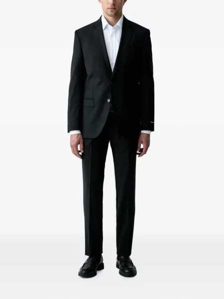 Cu centură pantaloni Karl Lagerfeld negru