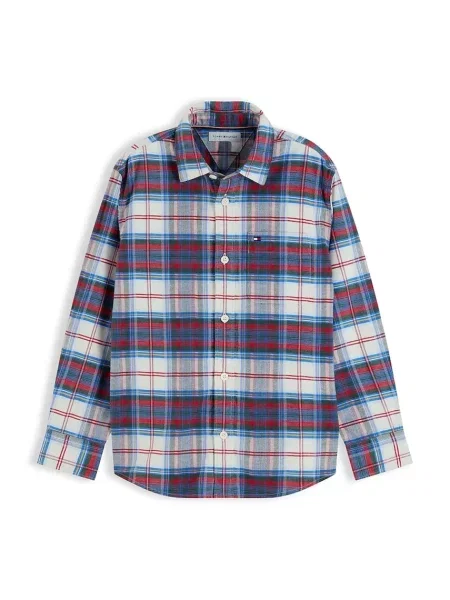 Tommy Hilfiger cămașă pentru copii din cu albastru