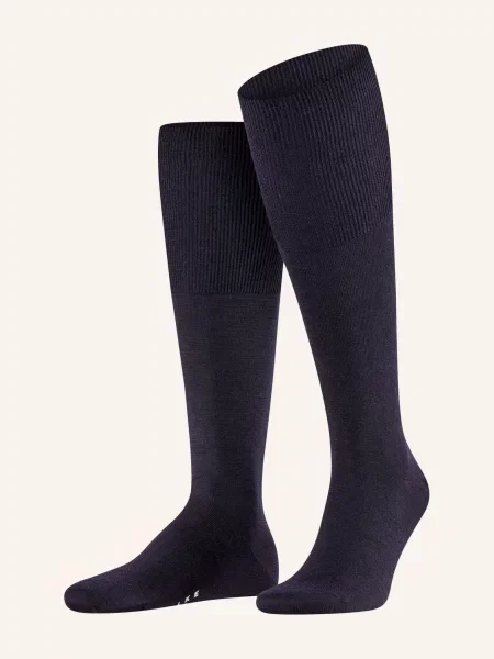 Falke Podkolenky Airport dark navy tmavě modré