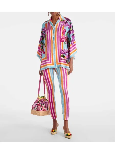 Cămașă Dolce&gabbana de mătase cu imagine